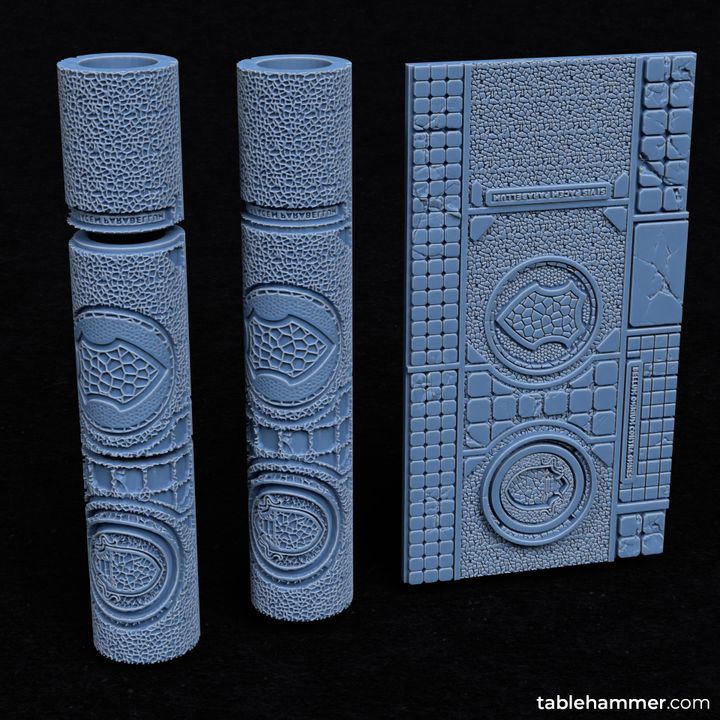 Noble City Texture Rollers | STL Files - Tablehammer