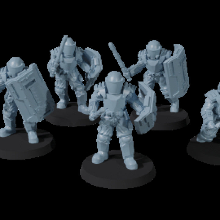 Factory Guard (including Jetpack troopers) | STL Files - Tablehammer