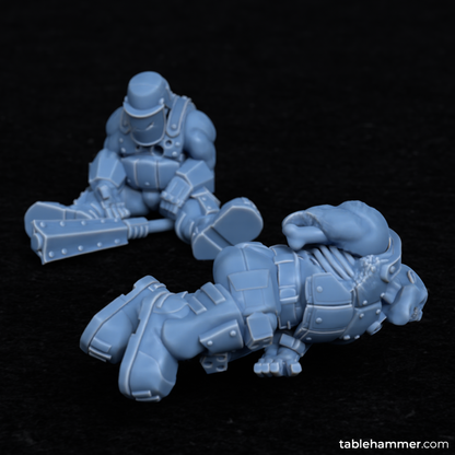 Ogre Casualties (scifi ogre security team corpses) | STL Files - Tablehammer