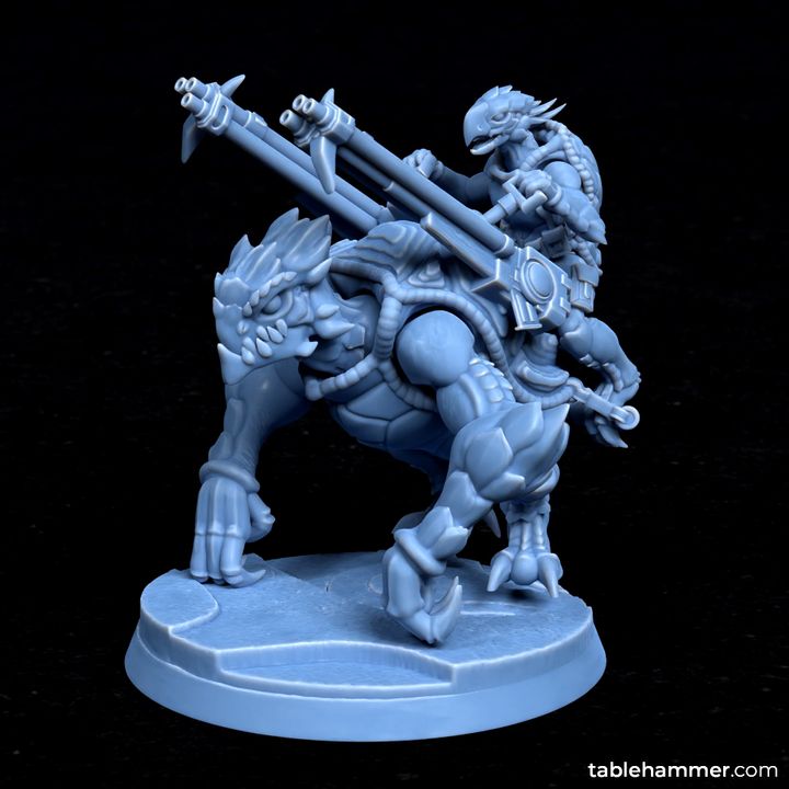 Heavy Tribarell Cavalry | STL Files - Tablehammer