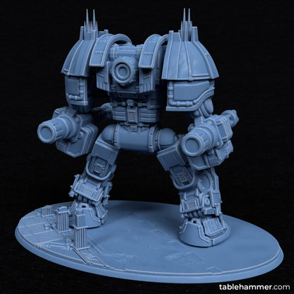 Sanctus Strider (Human walking church mecha) | STL Files - Tablehammer