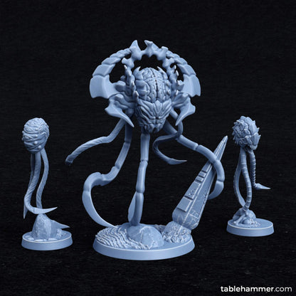 Voidweft Seers – demonic brain aliens | STL Files - Tablehammer