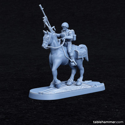 Horse Marines (modern human cavalry military) | STL Files - Tablehammer