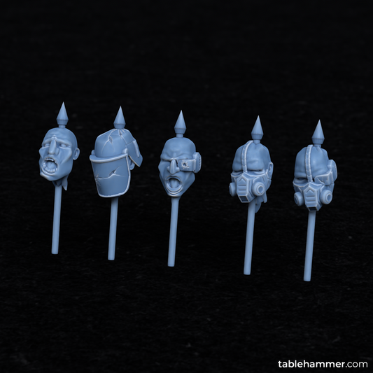 Ogre piked heads – gore casualties for scenery | STL Files - Tablehammer