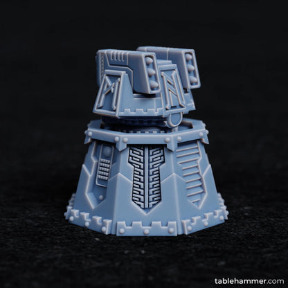 Dwarf turret: Stationary missile pods | STL Files - Tablehammer