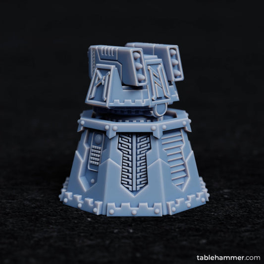 Dwarf turret: Stationary missile pods | STL Files - Tablehammer