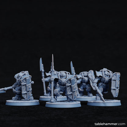 Minotaurs (guardians) – Space Dwarves | STL Files - Tablehammer