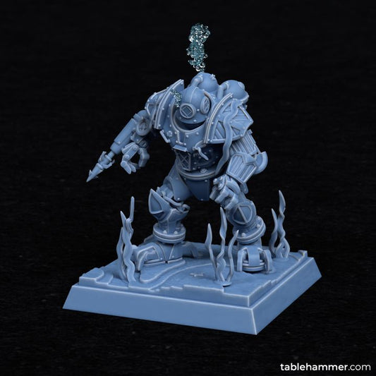 Nautical Warforger (subnautical harpoon mecha golem) | STL Files - Tablehammer