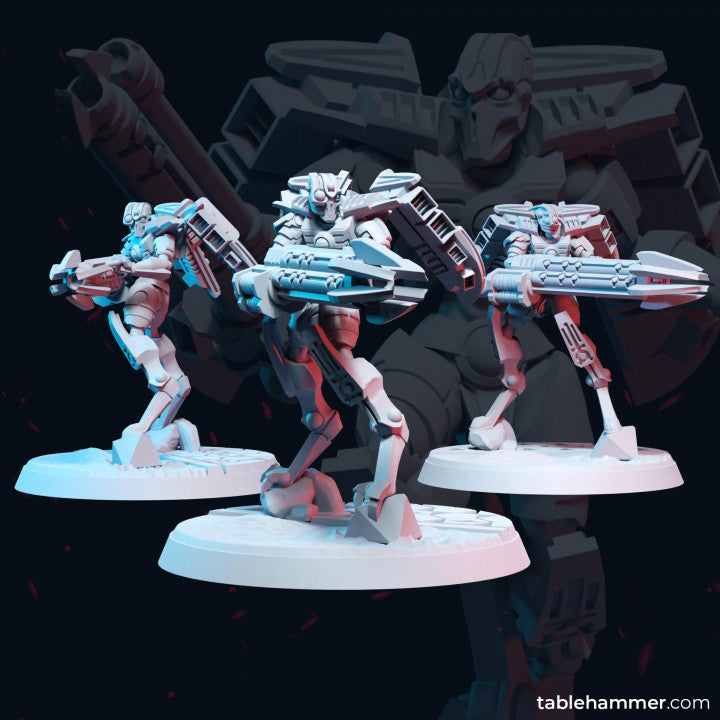 Heavy Destrukhtors (undead heavy weapon drop elite troops) | STL Files - Tablehammer