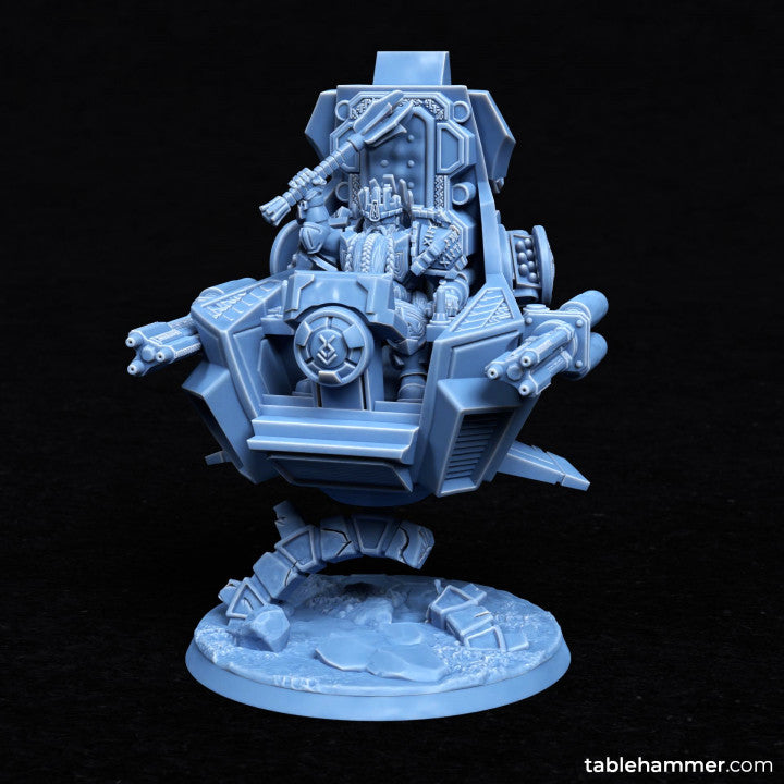 Dwarf King on Battlethrone | STL Files - Tablehammer