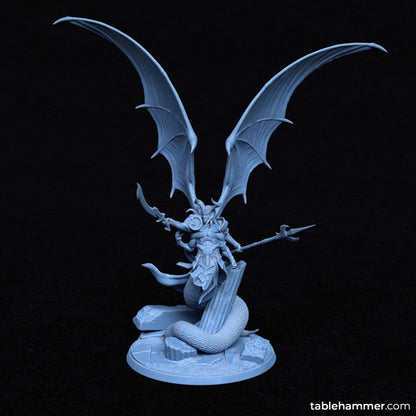 Gabriel – The Ascended (Winged prime demon leader) | STL Files - Tablehammer