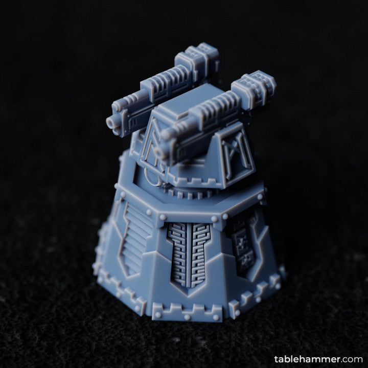 Dwarf turret: Stationary gun turret | STL Files - Tablehammer