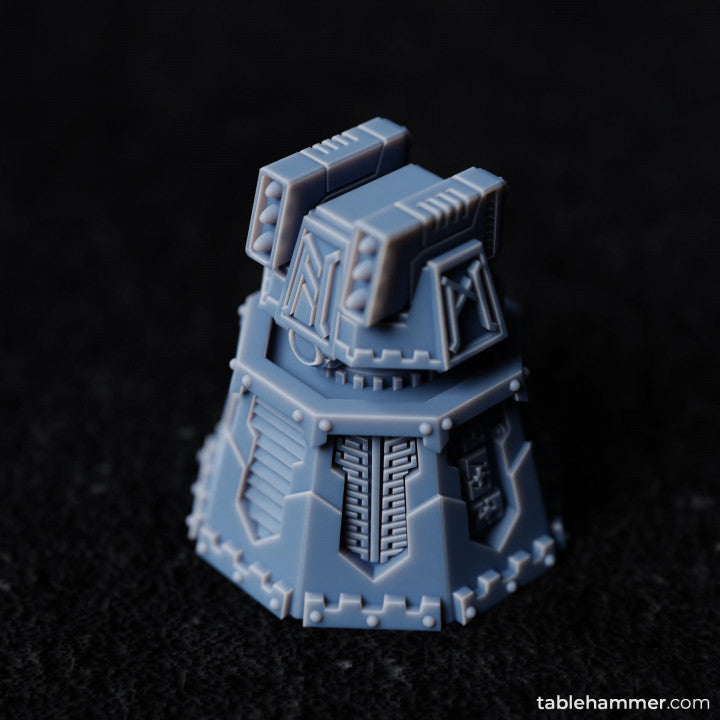 Dwarf turret: Stationary missile pods | STL Files - Tablehammer