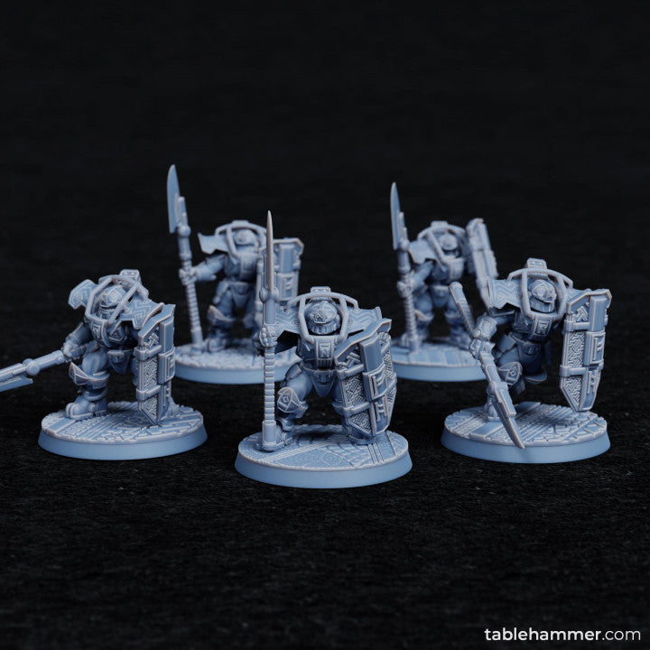 Minotaurs (guardians) – Space Dwarves | STL Files - Tablehammer