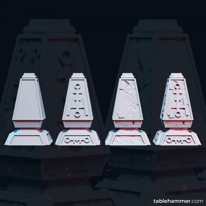 Obelisks (scenery terrain) | STL Files - Tablehammer