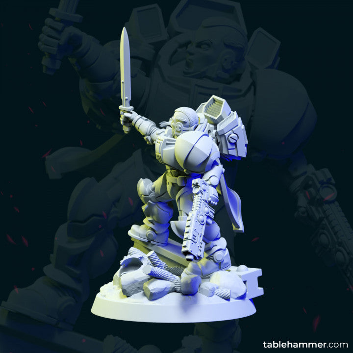 Commander ("Human Space Corps") | STL Files - Tablehammer