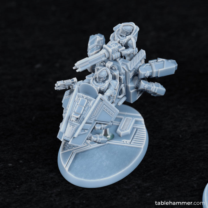 "Spearhead Cavalry" – Space dwarf bikers | STL Files - Tablehammer