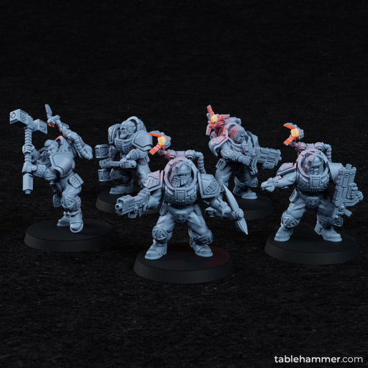 Legionaries Space Dwarves | STL Files - Tablehammer