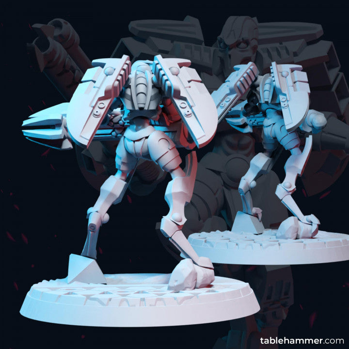 Heavy Destrukhtors (undead heavy weapon drop elite troops) | STL Files - Tablehammer