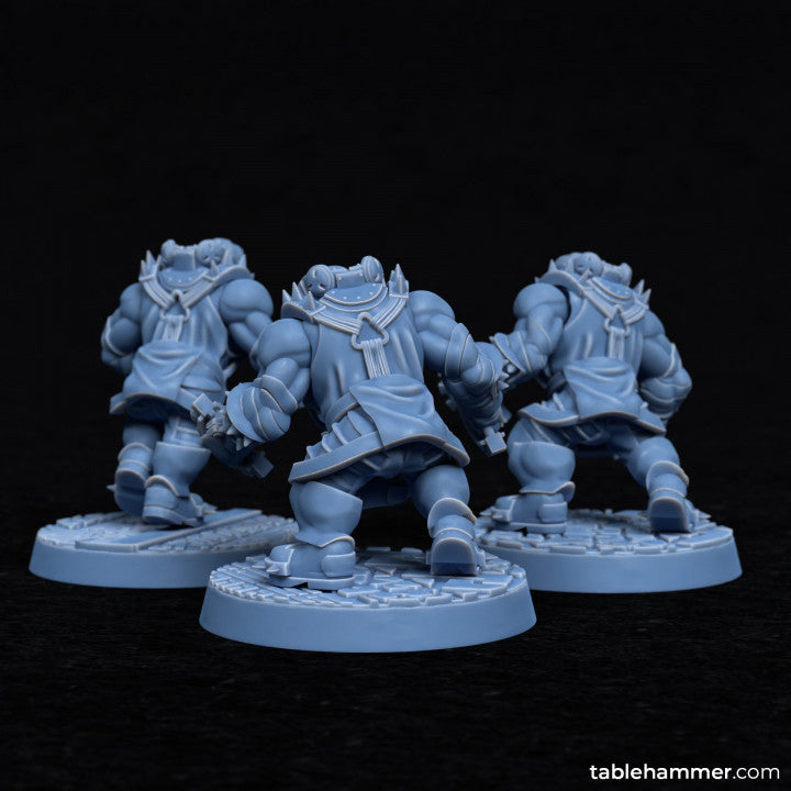 Gear Brawlers (dwarf melee elite fighters) | STL Files - Tablehammer