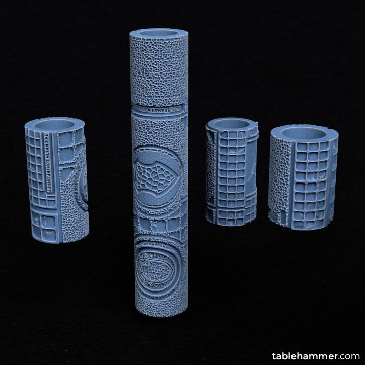 Noble City Texture Rollers | STL Files - Tablehammer