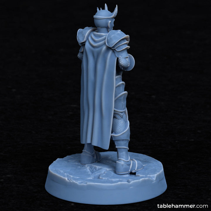 Hellgaters Watchmaster (fantasy infantry guard leader) | STL Files - Tablehammer