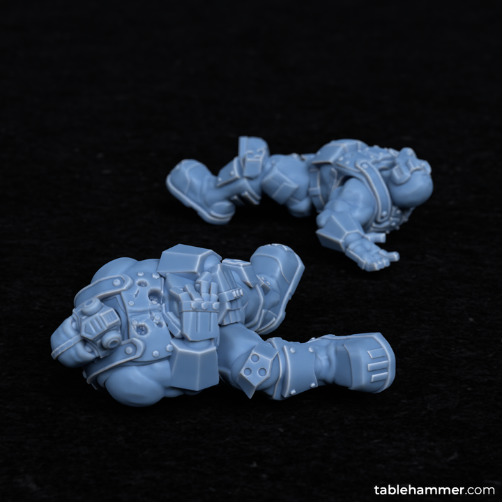 Ogre Casualties (scifi ogre security team corpses) | STL Files - Tablehammer