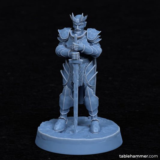 Hellgaters Watchmaster (fantasy infantry guard leader) | STL Files - Tablehammer