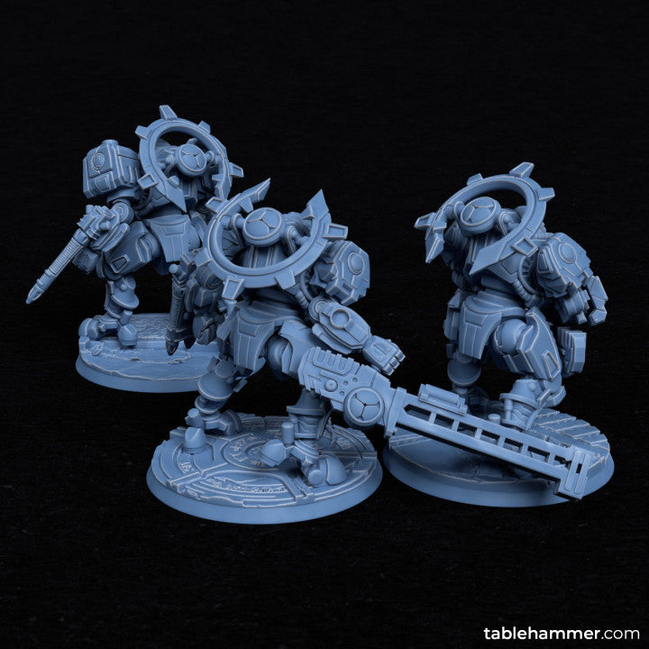 Lightbringer Warsuits (Space communists heavy battlesuits) | STL Files - Tablehammer