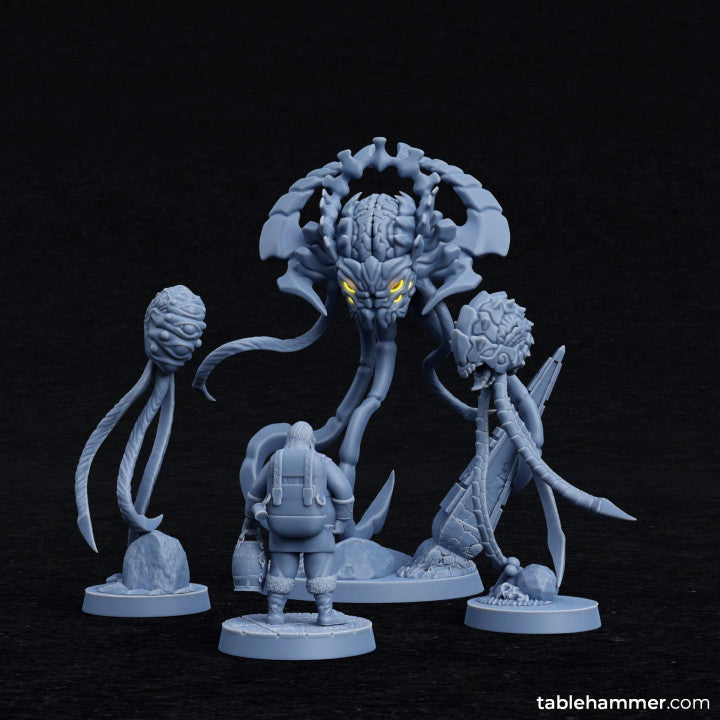 Voidweft Seers – demonic brain aliens | STL Files - Tablehammer