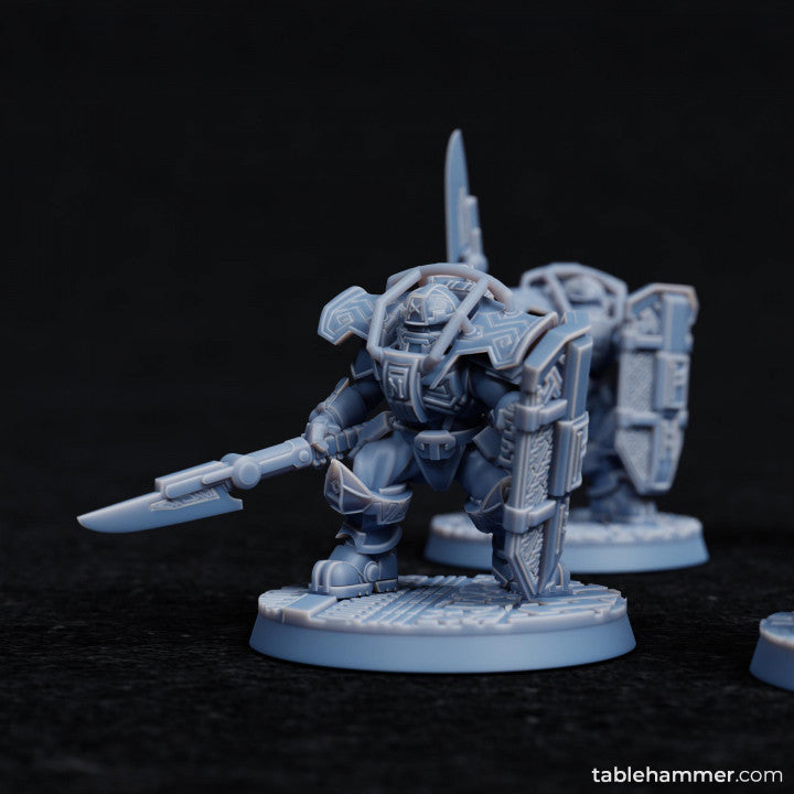 Minotaurs (guardians) – Space Dwarves | STL Files - Tablehammer