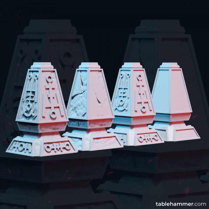 Obelisks (scenery terrain) | STL Files - Tablehammer