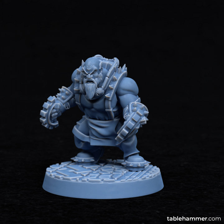 Gear Brawlers (dwarf melee elite fighters) | STL Files - Tablehammer