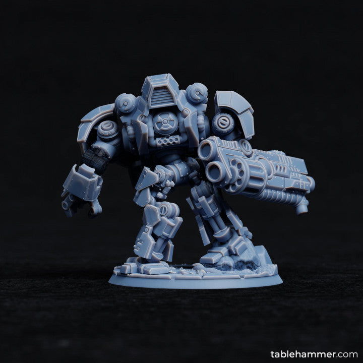 Heavy walker - Human super soldiers mech walker | STL Files - Tablehammer