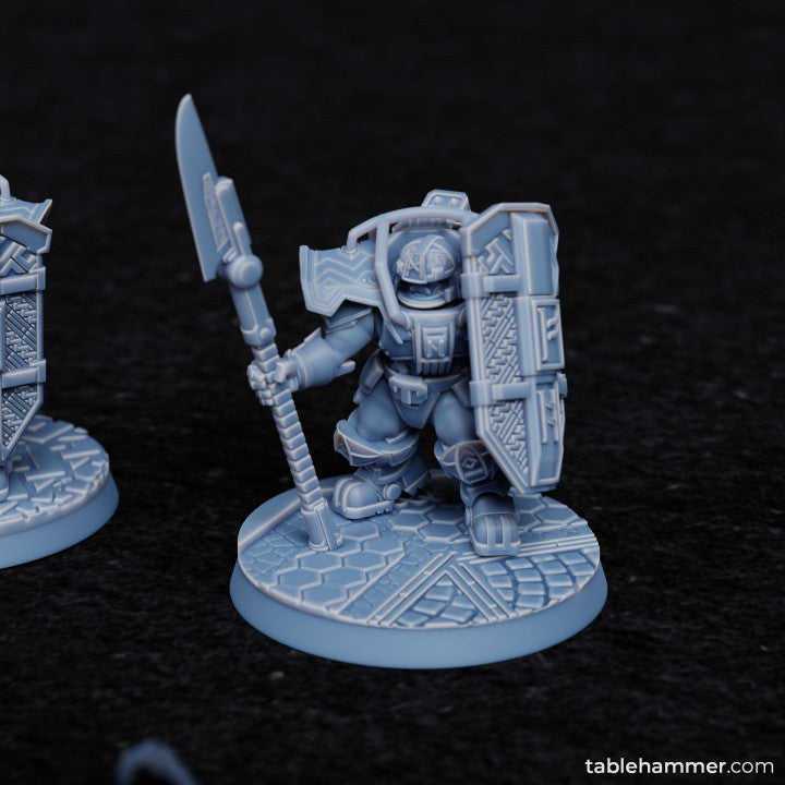 Minotaurs (guardians) – Space Dwarves | STL Files - Tablehammer