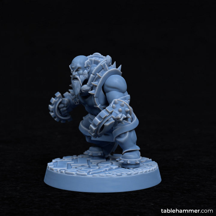 Gear Brawlers (dwarf melee elite fighters) | STL Files - Tablehammer