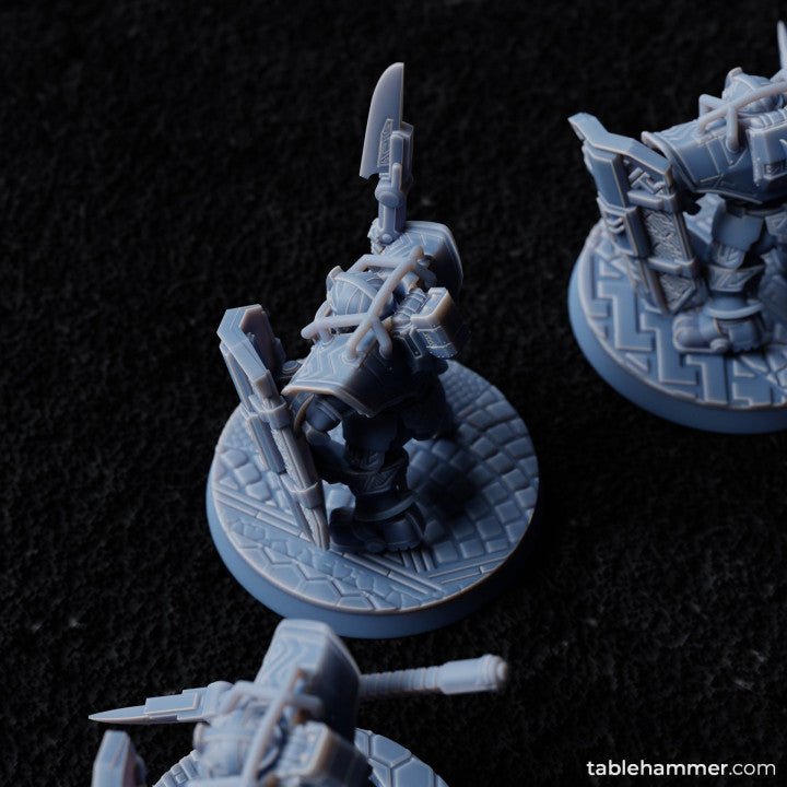 Minotaurs (guardians) – Space Dwarves | STL Files - Tablehammer