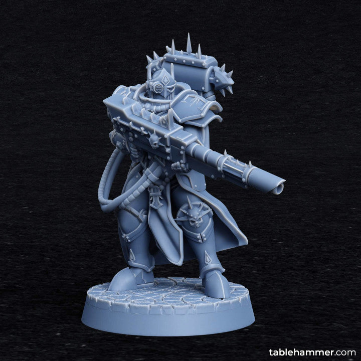 Heavy Empyrian Space Sisters (Human battle sisters with heavy weapons) | STL Files - Tablehammer