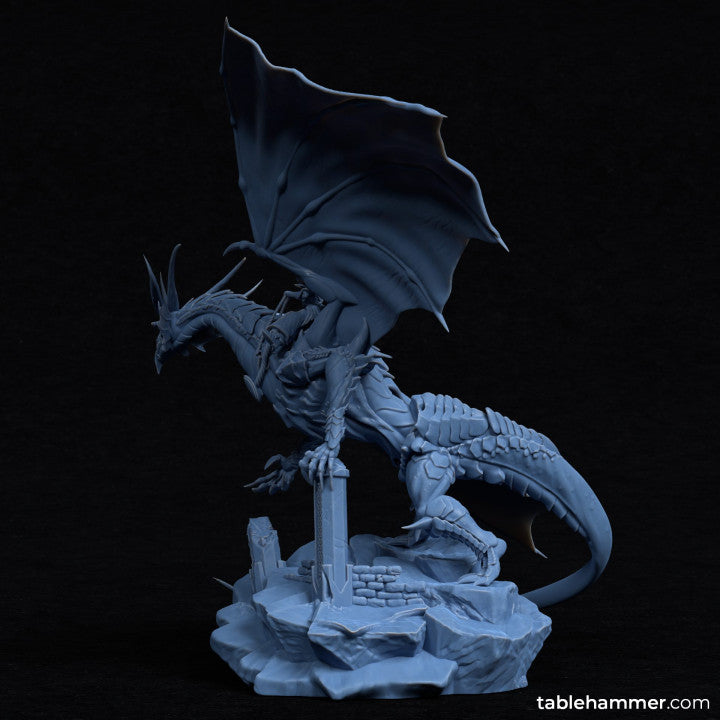 Noyrit on Samm'rus (elf dragon rider) | STL Files - Tablehammer