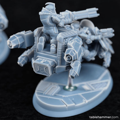 "Spearhead Cavalry" – Space dwarf bikers | STL Files - Tablehammer