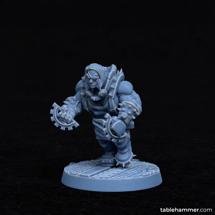 Gear Brawlers (dwarf melee elite fighters) | STL Files - Tablehammer