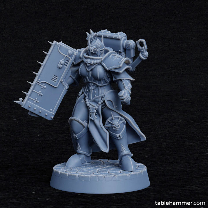 Heavy Empyrian Space Sisters (Human battle sisters with heavy weapons) | STL Files - Tablehammer