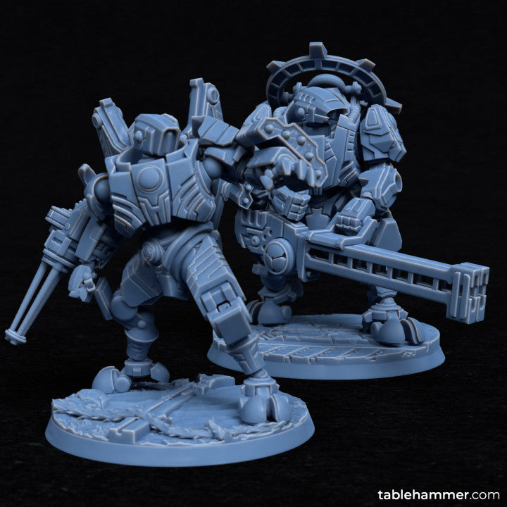 Lightbringer Warsuits (Space communists heavy battlesuits) | STL Files - Tablehammer