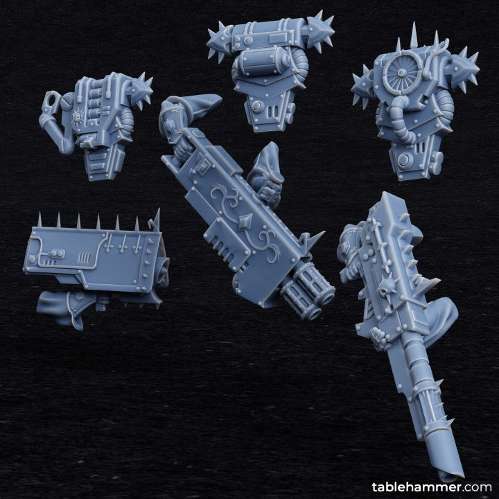 Heavy Empyrian Space Sisters (Human battle sisters with heavy weapons) | STL Files - Tablehammer