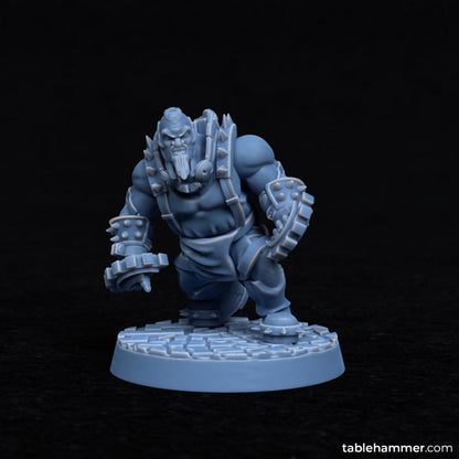 Gear Brawlers (dwarf melee elite fighters) | STL Files - Tablehammer