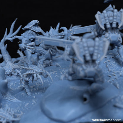 "Hold the Line" – Cinematic 3D-printable scifi diorama | STL Files - Tablehammer