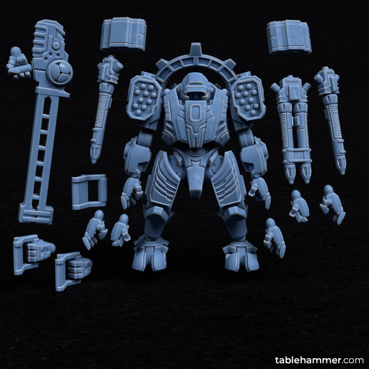 Lightbringer Warsuits (Space communists heavy battlesuits) | STL Files - Tablehammer