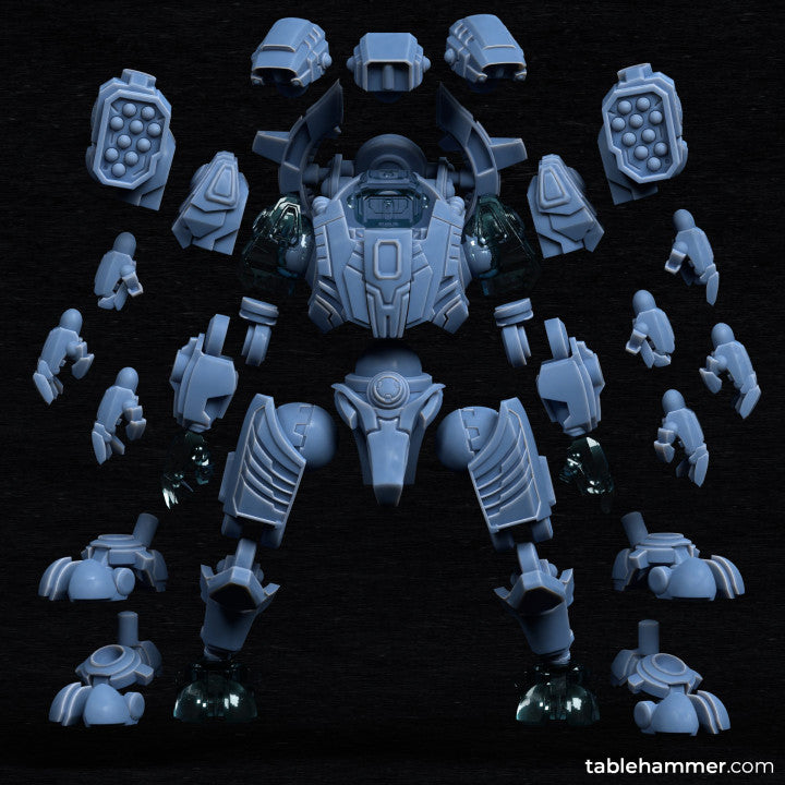 Lightbringer Warsuits (Space communists heavy battlesuits) | STL Files - Tablehammer