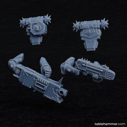 Heavy Empyrian Space Sisters (Human battle sisters with heavy weapons) | STL Files - Tablehammer