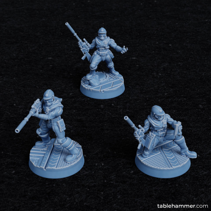 Combineer Scouts - human sniper scouts | STL Files - Tablehammer